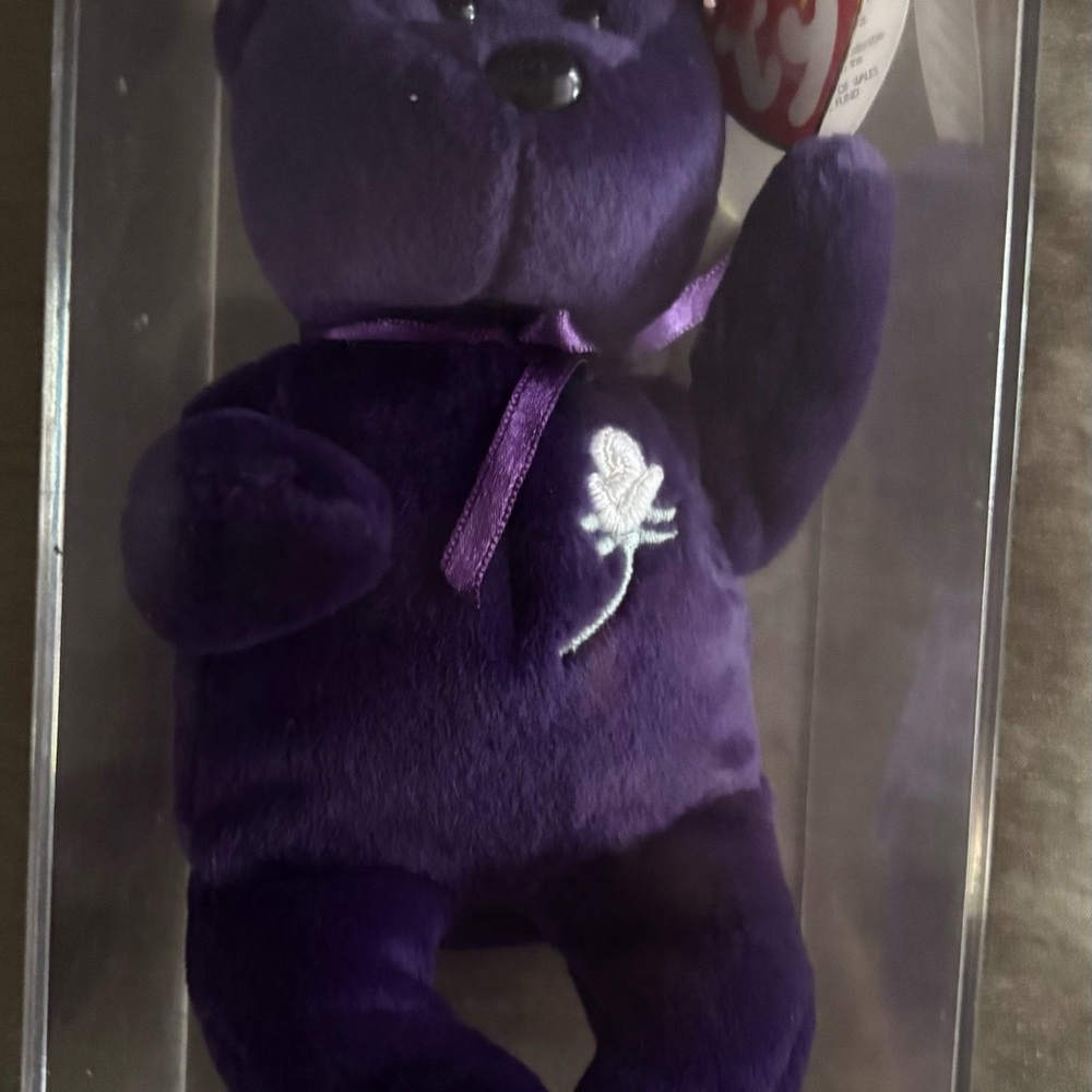 Purple Beanie Baby Plush Toy